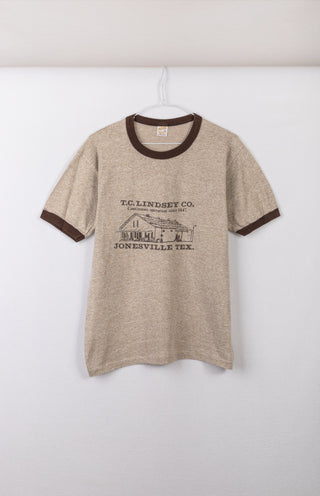 GOAT Vintage T.C. Lindsey Co Ringer    T-shirt  - Vintage, Y2K and Upcycled Apparel