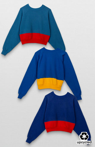 GOAT Vintage Two Toned Sweatshirt    Sweatshirt  - Vintage, Y2K and Upcycled Apparel